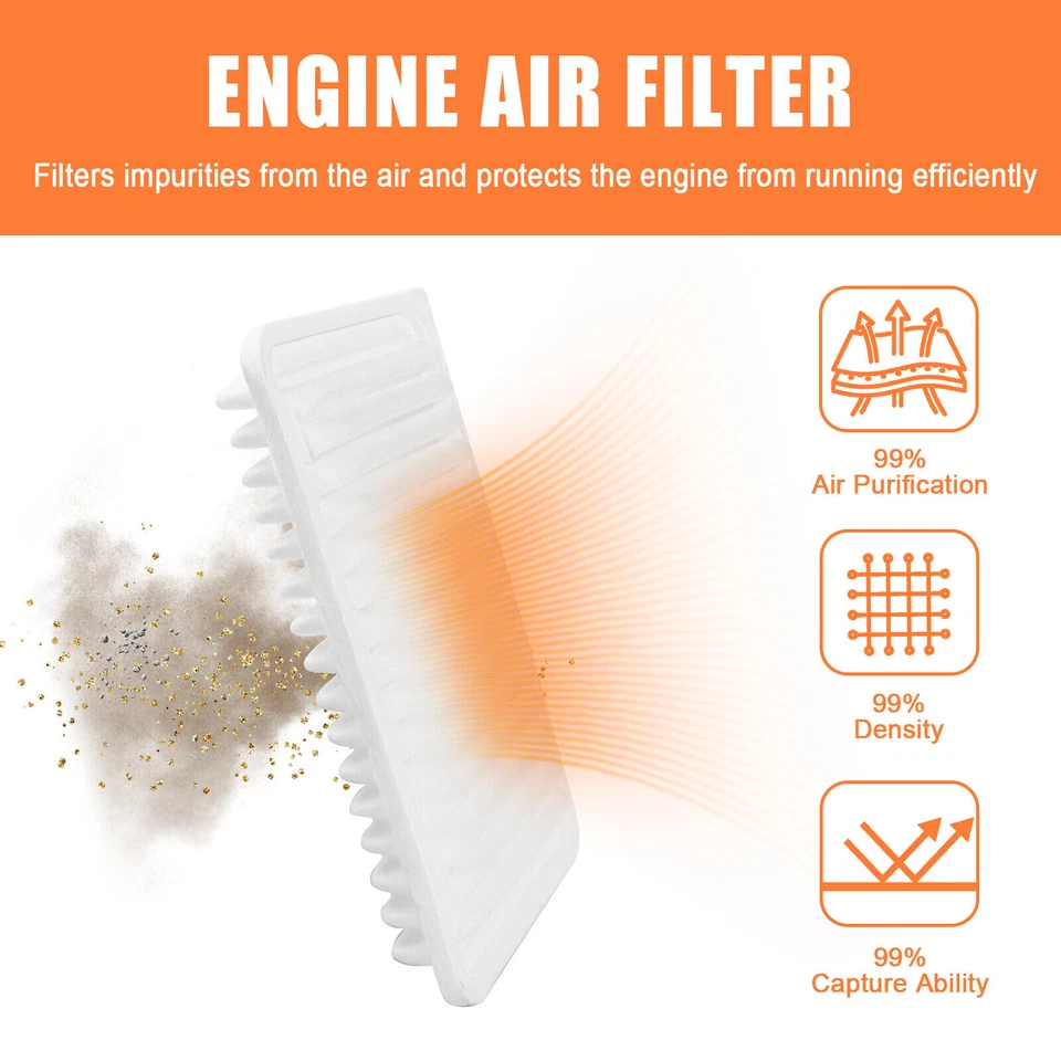 For 2009 - 2015 Toyota Venza 2.7L Air Filter 17801-YZZ02 17801-28030 178010H050 Foto 4 de 4