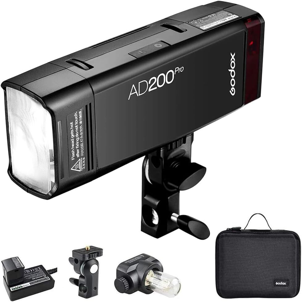 Godox AD200Pro 200W Flash Strobe light Outdoor Speedlite Wireless