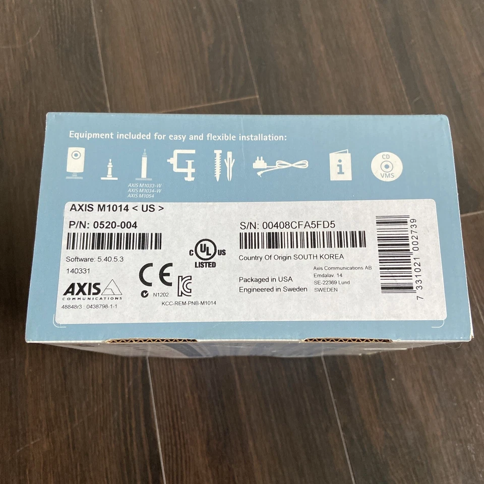 Cámara de Red AXIS M1014, 0520-004 Mini Interior IP Color, Nueva Precintada en Caja Foto 2 de 4
