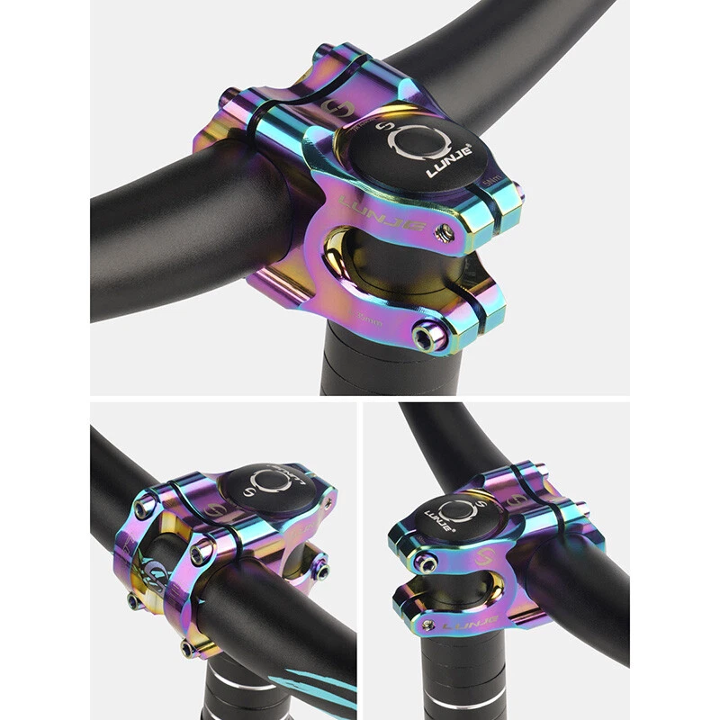 Bicycle Stem Mtb Aluminum Alloy 31.8 *35mm Bike Handle Stems Speed Drop Riser - Image 3 of 4