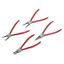 Sealey Internal/External Circlip Pliers Set 4pc 230mm Garage Workshop DIY
