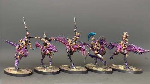 Slaanesh Slickblade Seekers Warhammer Age of Sigmar Presale Painted GW Gallery - Picture 1 of 5