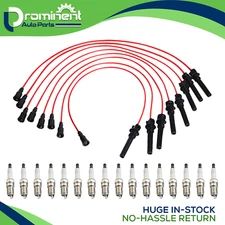 Energy Wireset & 16 pcs Spark Plug for 2005 Chrysler 300 5.7L V8