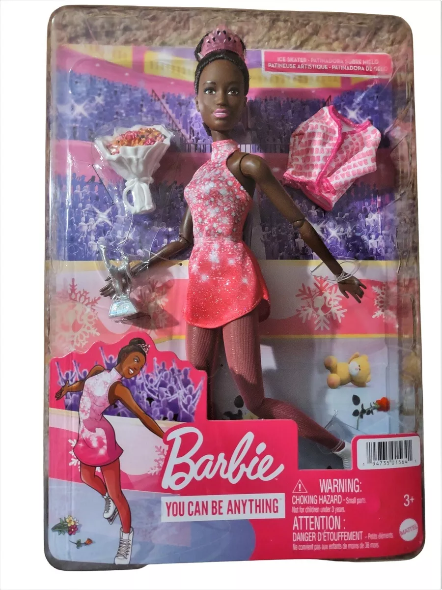 Barbie African American You Can Be Anything Barbie Doll Ice Skater