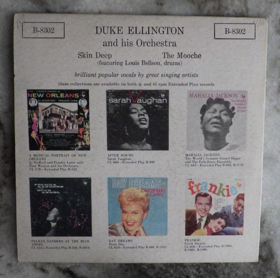 DUKE ELLINGTON and his ORCHESTRA Hi-Fi Ellington Uptown COLUMBIA B-8302 - Image 2 of 2