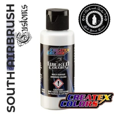 Createx Wicked High Gloss White W017 60ml Airbrush Farbe