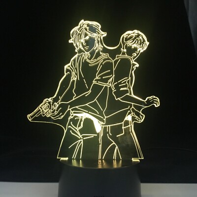 ASH LYNX AND EIJI OKUMURA LED ANIME LAMP 3D Led Color Lights