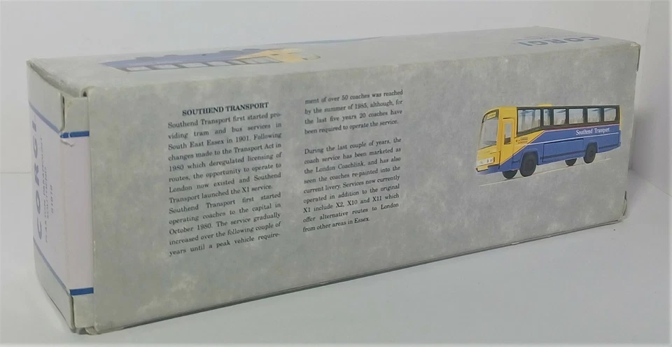 Vtg Corgi Diecast Model Bus 1:64 Scale Plaxton Paramount Southend 91918 - Image 3 of 4