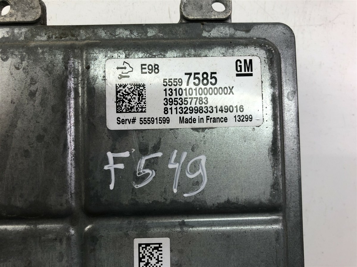 F549 OPEL ECU Control Module Unit 55597585 | eBay 