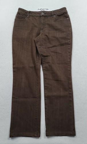 Chico's Platinum Brown Denim Jeans 2.5 