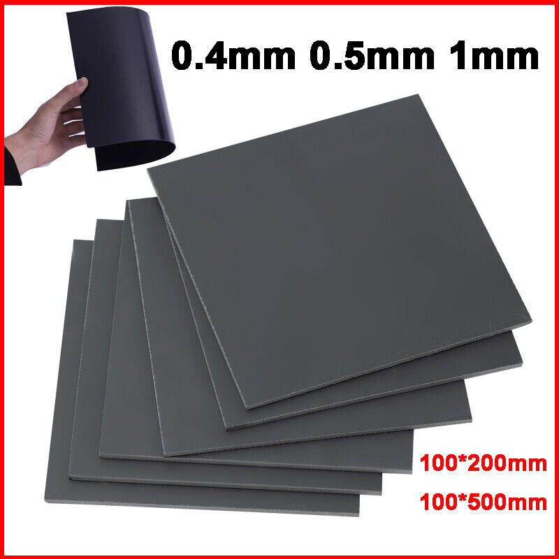 PVC HART Platte Schwarz Kunststoffplatte 0.4mm 0.5mm 1mm 2mm 3mm