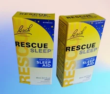 2 bottles ( 0.7 fl. oz. / 20 ml  EACH)  Bach RESCUE  REMEDY SLEEP Spray, 2 Pack