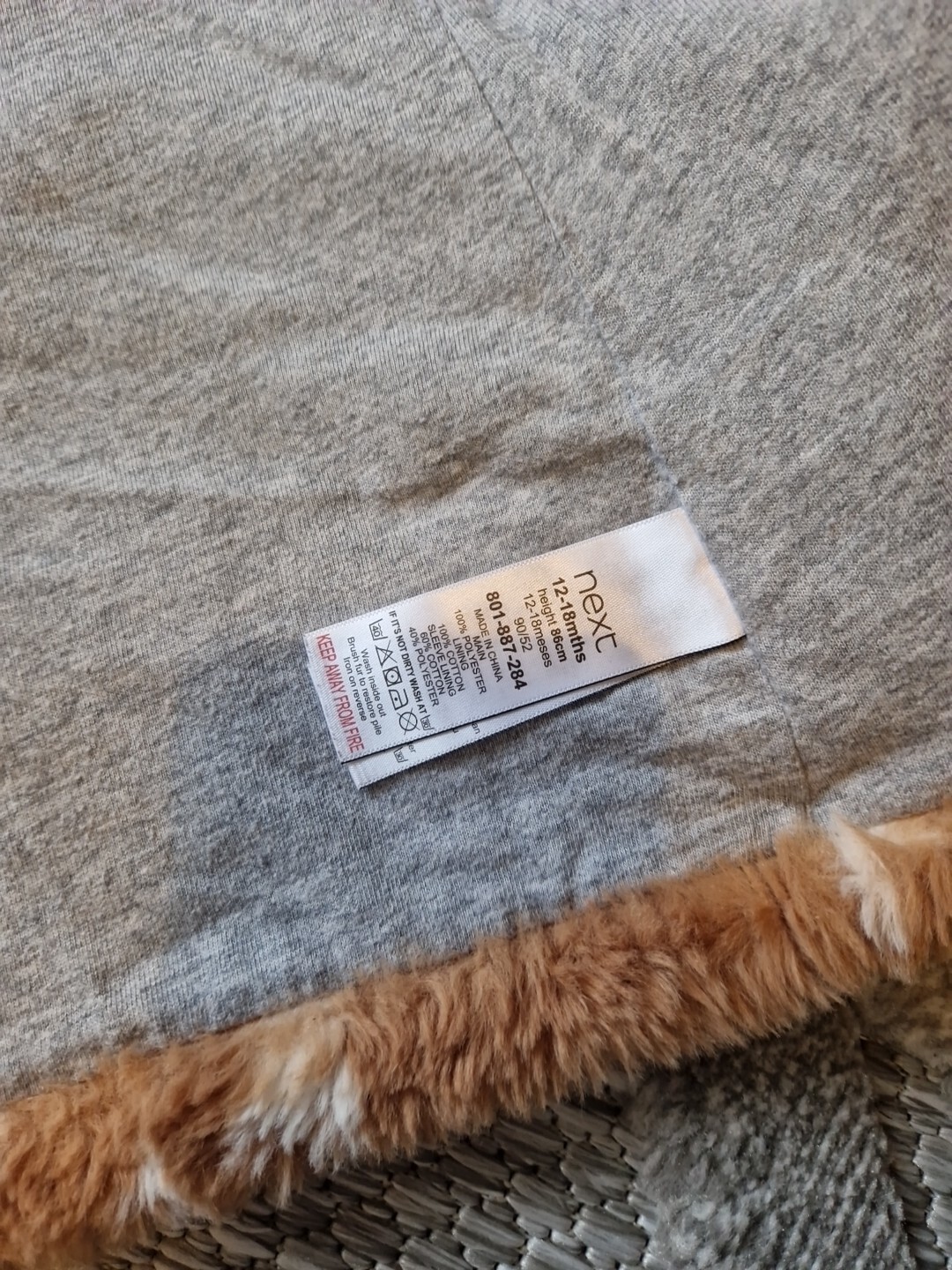 Baby Girls Faux Fur Coat 1218 Months Next eBay