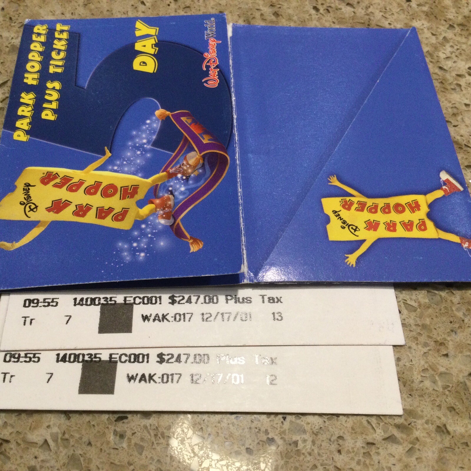 Minnie Mouse Goofy 100 Year of Magic Walt Disney World 2001 5 Day Disney Ticket eBay