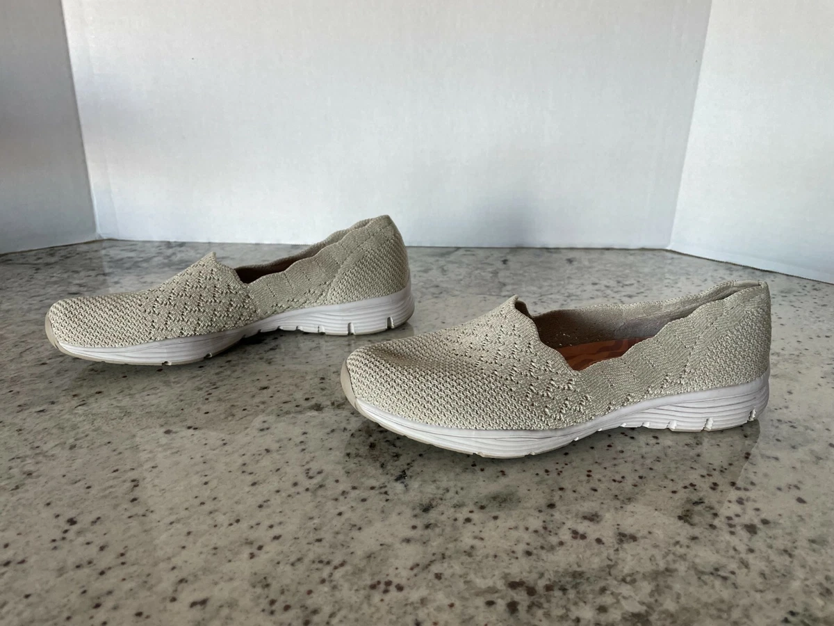 sporadisk hul vaskepulver Skechers Seager Stat Slip-Ons Tan Textile, Women&#039;s 6 | eBay