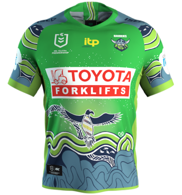 Canberra Raiders Indigenous Jersey Small - 5XL, Womens 10 - 18