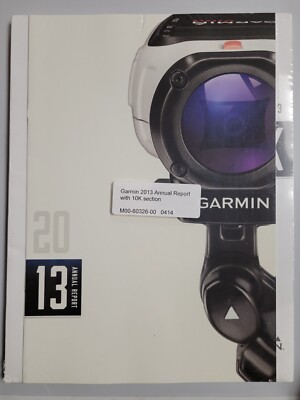 Garmin Ltd 2013 Annual Report (2014) Brand New Factory Sealed USA English