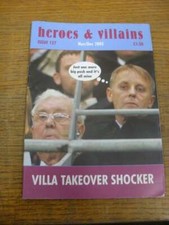 Nov-2005 Fanzine: Aston Villa - Heroes And Villains Issue 127