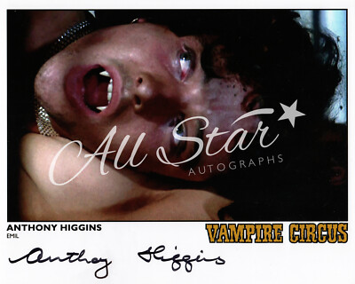 VAMPIRE CIRCUS - Anthony Higgins Signed Photograph HAMMER FILMS AH-VAMPIRE02