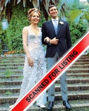 JAMES BOND GIRL Dianna Rigg & George Lazenby Wedding 8x10 PHOTO #1494