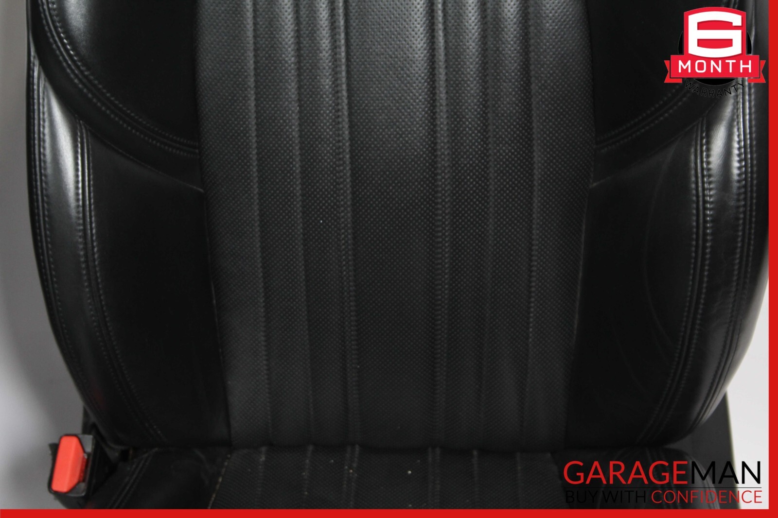 14-17 Maserati Ghibli M157 Front Complete Seat Cushion Cover Assy Set Black OEM