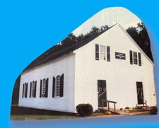 CHURCH on a block of wood:) Old Spring Hill St Pauls Church 2004 GC