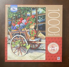 MB Premium Puzzle - Peddlin' Posies - By Mary Irwin w/ Poster & Easel NIB