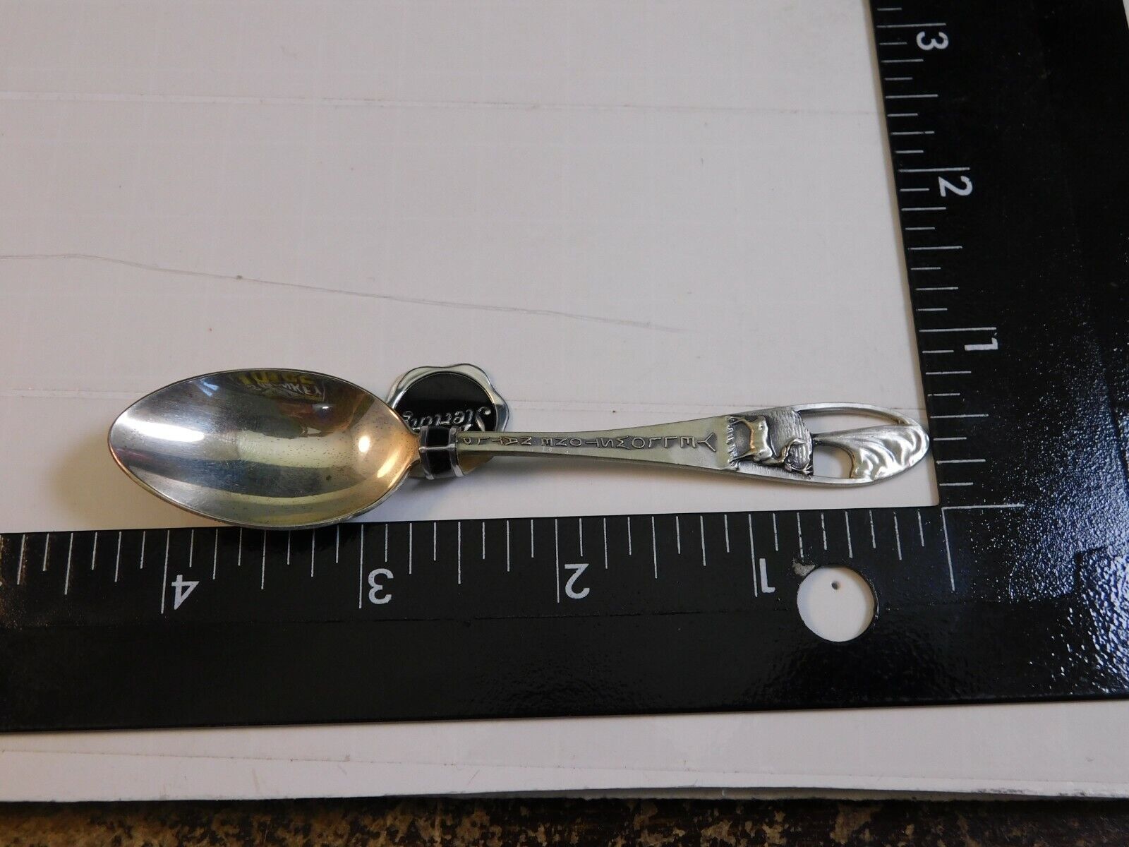 YELLOW STONE NATIONAL PARK STERLING SPOON