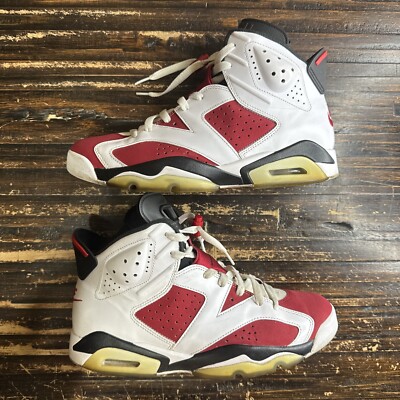 Men's Nike Air Jordan Retro 6 Carmine 2020 CT8529-106 shoes size