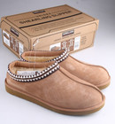 Kirkland Unisex Shearling Slipper Tan Havane 5 6 7 8 9 10 11 12 13 Men Women's