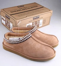 Kirkland Unisex Shearling Slipper Tan Havane 5 6 7 8 9 10 11 12 13 Men Women's