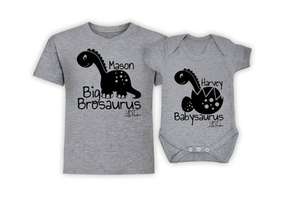 Personalised Dinosaur Matching Little 