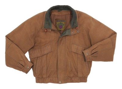 midway leather bomber jacket