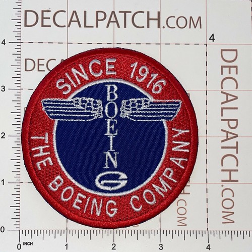 Boeing Since 1916 The Boeing Company Patch Hook & Iron-On Repro New B444 - Picture 2 of 2