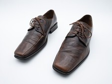 Conhpol Herren Businessschuh Schn&uuml;rschuh Halbschuh braun Gr 40 EU Art 17799-50