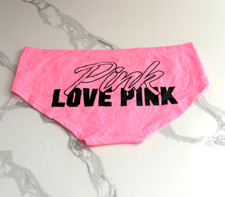 Victoria's Secret PINK Seamless Hipster Panty LOVE PINK