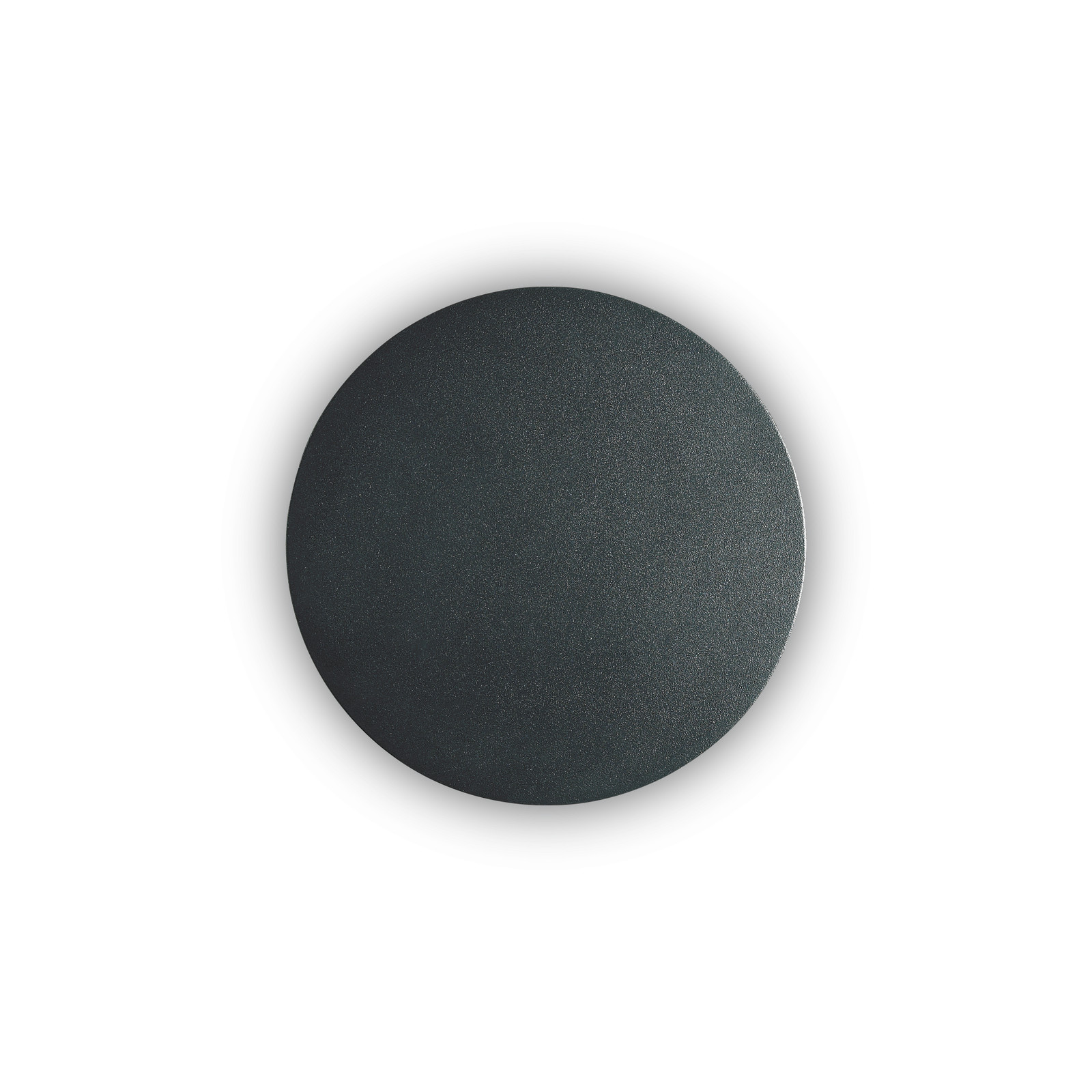 Cover AP1 Applique LED Alluminio Round Small Nero | Design Ideal Lux