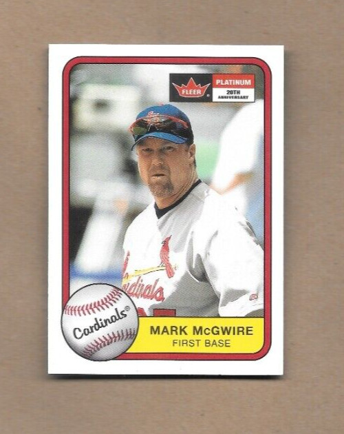 2001 Fleer Platinum 20th Anniversary Mark McGwire Card #131 Cardinals NM/MT