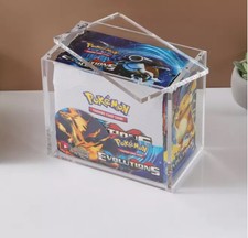 Pokemon Booster Box Acrylic Display Case Magnetic 99 UV Rejection