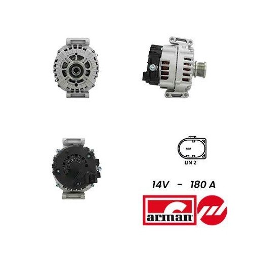 Alternateur Sidat A12VA0952AS Arman de remplacement pour moteur Mercedes Benz