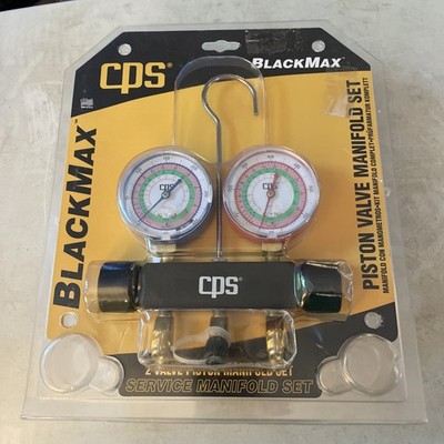 BLACKMAX MBHP5E Mechanical Manifold Gauge Set,2 Valves 406D47