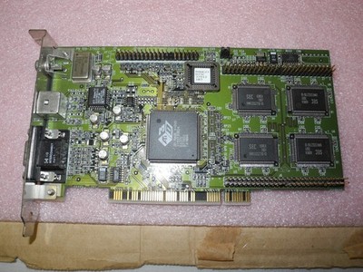 ATI 109-37900-10 3D RAGE II+ DVD NTSC COMP -OUT, PCI VIDEO GRAPHICS CARD, SVIDEO