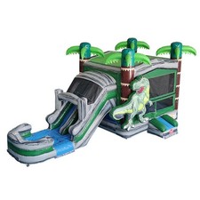 Eagle Bounce 2-Lane T-Rex Combo Wet n Dry