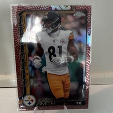 2025 Topps Chrome Jonnu Smith Pigskin Parallel #257 Pittsburgh Steelers