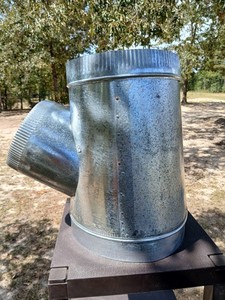 Hvac Duct Wye Branches 12x10x8 Galvanized Steel Ductwork Fittings Round