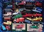 VINTAGE & LATER DIECAST TOY JOB LOT MATCHBOX DINKY LLEDO & OTHERS CARS VANS etc