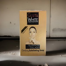Gluta White Glutathione  Collagen Clarifying  Exfoliating Soap