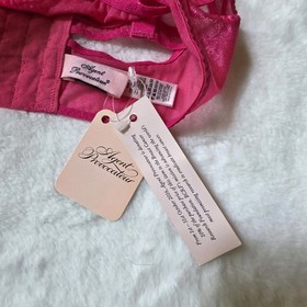 NEW Agent Provocateur Pink Bra AP Size 2 US 32B Wirefree Mesh See Through Rare