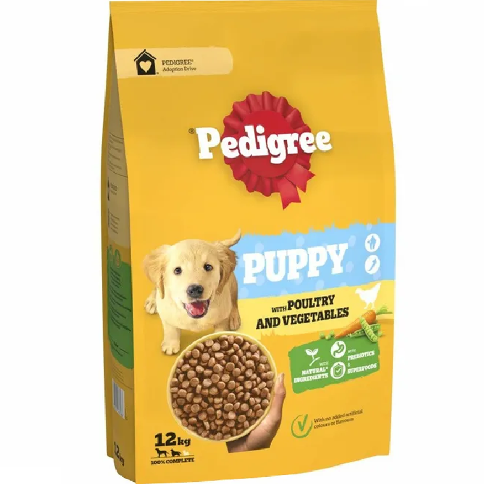 PEDIGREE COMEPLETE PUPPY 3kg, 12kg : Vital Junior Dog Kibble Feed Dry Pet Food