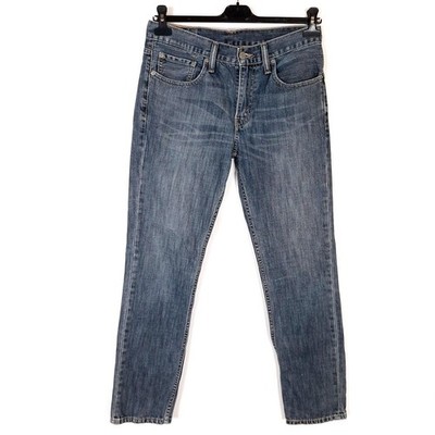 LEVI STRAUSS & CO 511 Herren Jeans Größe W32 L32 Slim Fit Blau Tapered Baumwolle